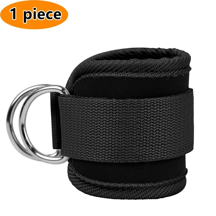 gym ankle straps double™- adjustable brace support sport