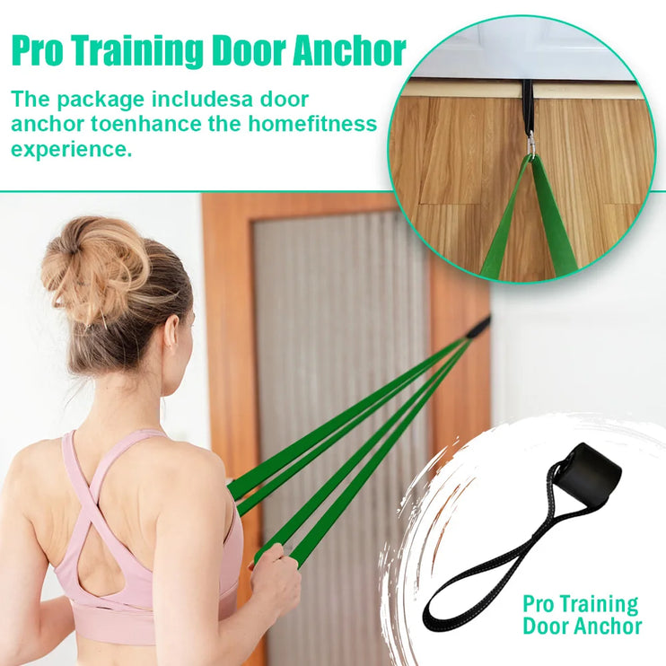 tough resistance band™- pilates fitness strength pull-ups band