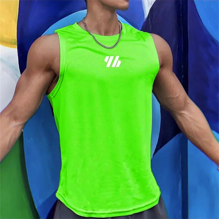 newest summer vest™- high quality mesh shirt sleeveless fitness men