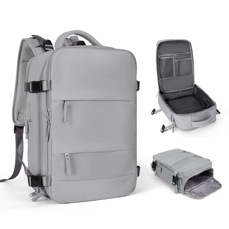 backpack cabin plane™- large partition suitcase laptop
