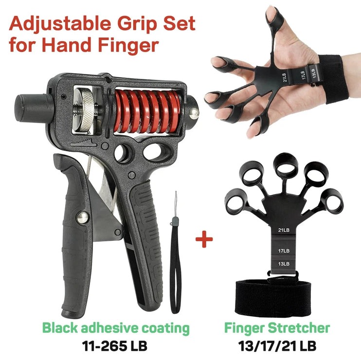 5-120kg hand grip strengthener™- fitness steel spring gripper exercise
