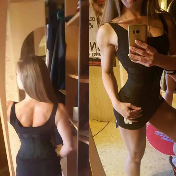 women sweat waist sauna belt™- abdomen trainer corset fat burner band
