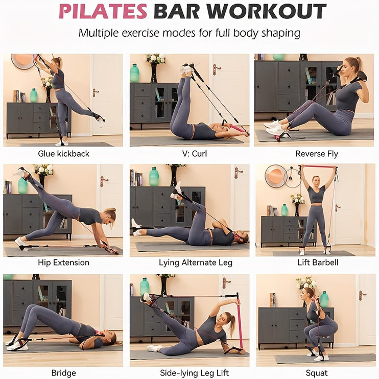 Pilates Tensioner Kit™- Fitness Equipment For Full Body Workout