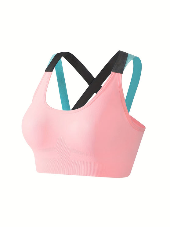 3pcs Criss Cross Back Bras™- Comfy & Breathable Workout Bra, Women's Lingerie & Underwear