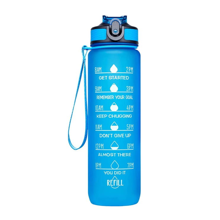 Water Jug Bottle™- Motivational leak-proof Tritan 1L Sports