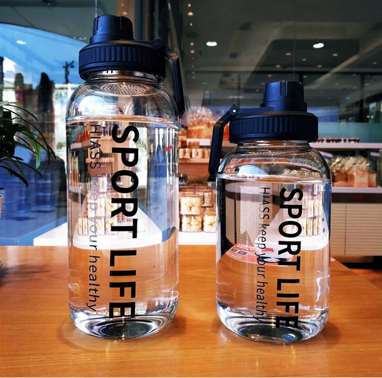 arrive 700ml biodegradable™- clear glass drinking cheap water bottle